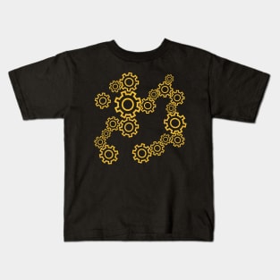 Golden gears Kids T-Shirt